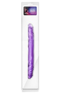 Dvostruki silikonski dildo u ljubičastoj boji 330741